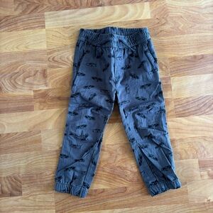 Kids Gray Printed Bottoms